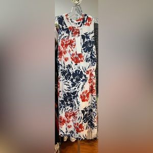 Foxcroft Floral Print Dress Size 12 NWT